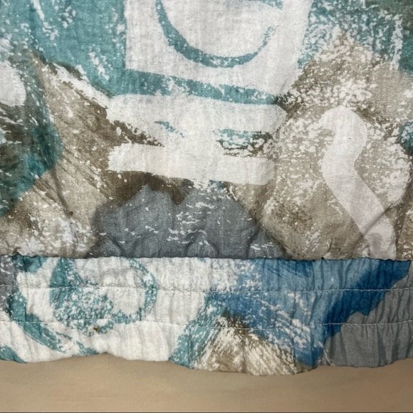 Rare Vintage 80s Fila Zip Up Windbreaker Abstract Print S - Picture 10 of 14